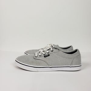 white vans with black stripe womens